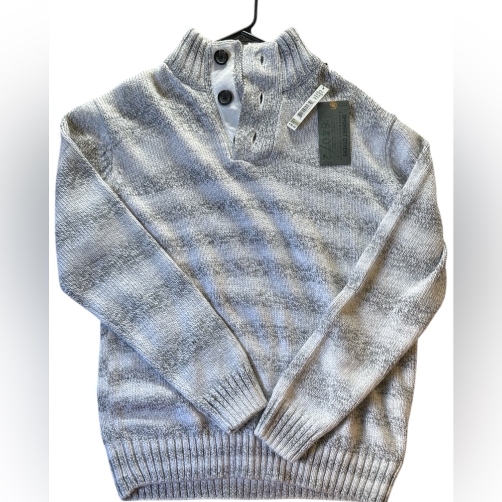Men's Gray Crewneck Sweater